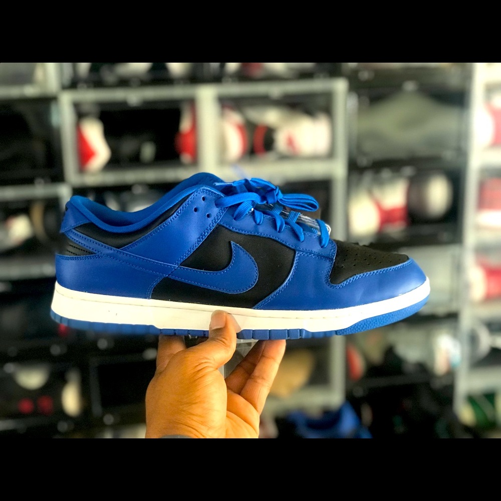 Nike Dunk Low …Blue/Black/White …size 14